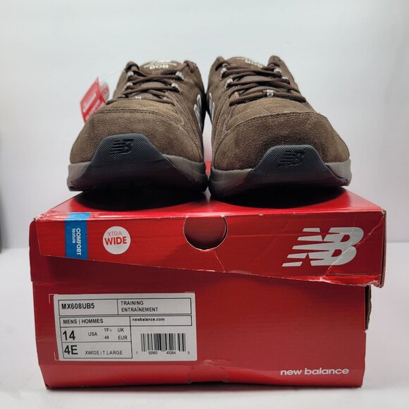 New Balance MX608UB5 Men's Suede Athletic Brown Sneakers US Size 14 4E NWB - Picture 2 of 10